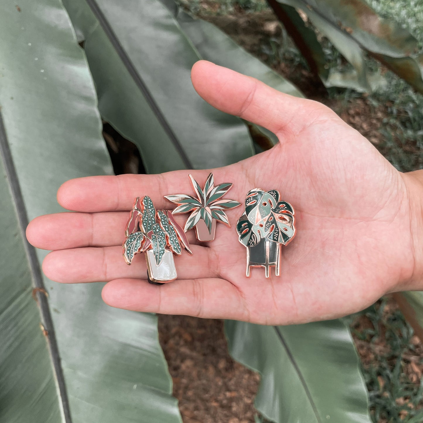 Botanica Enamel Pins Collector's Set of 3 (UP. $42)