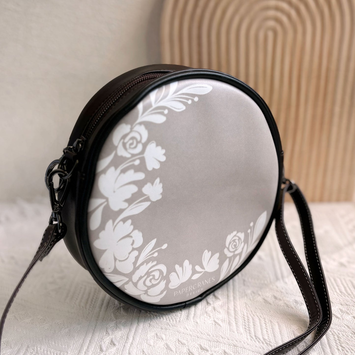 Ethereal Blooms Crossbody Petite Circle Bag