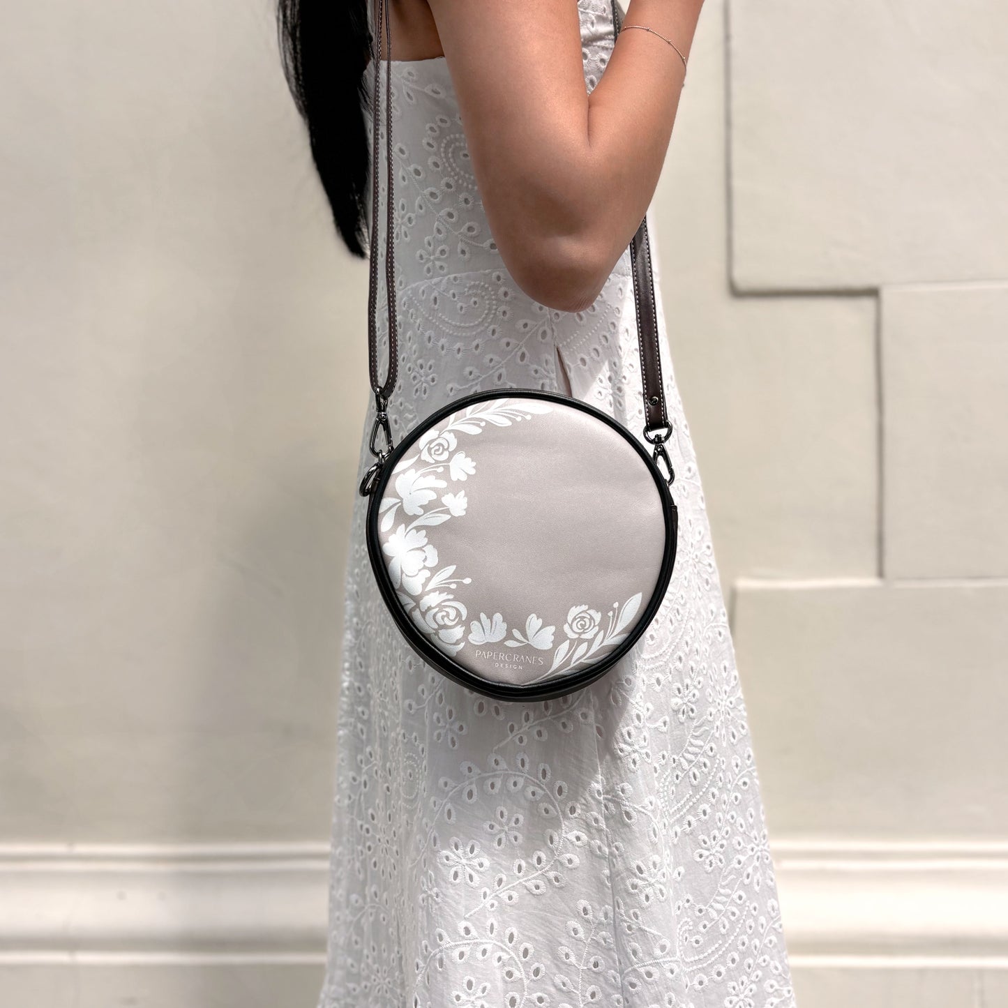 Ethereal Blooms Crossbody Petite Circle Bag