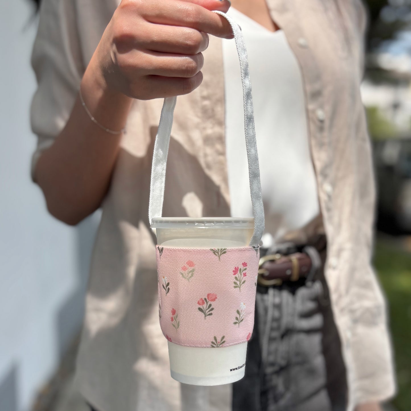 Floral Grace Cup Carrier