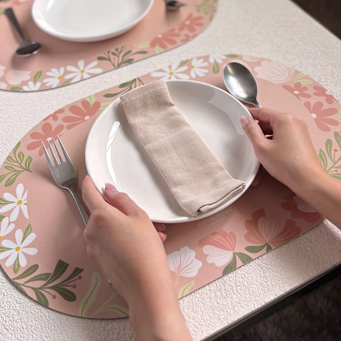 Floral Grace Dining Placemat Family Pack (UP. $40)