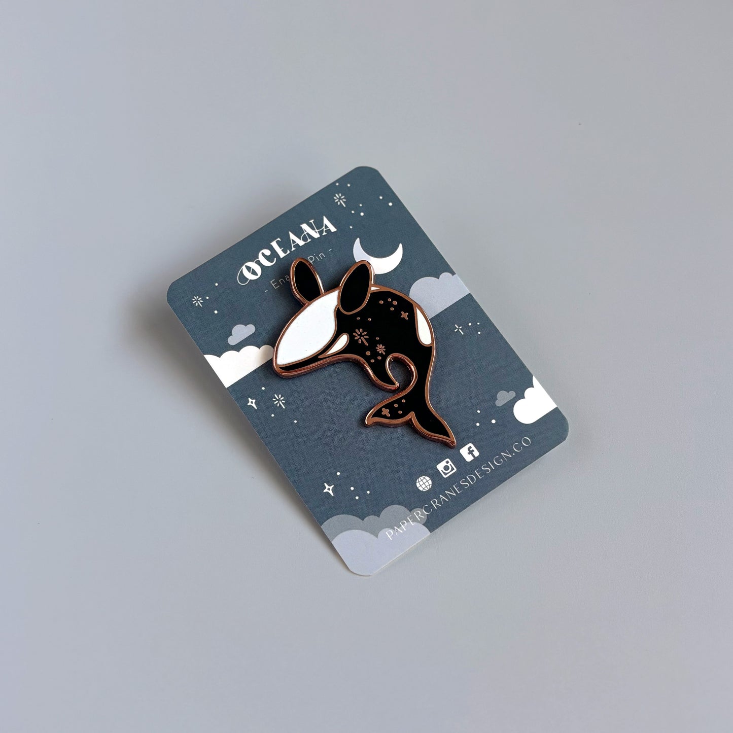 Oceana Enamel Pin | Orca