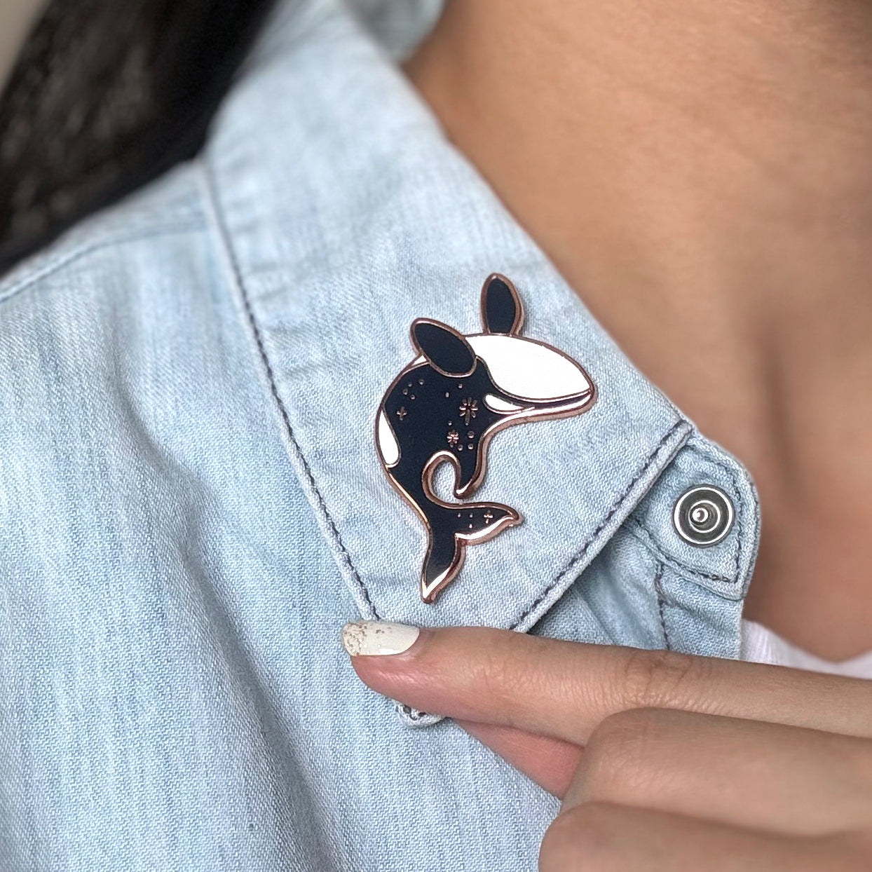 Oceana Enamel Pin | Orca