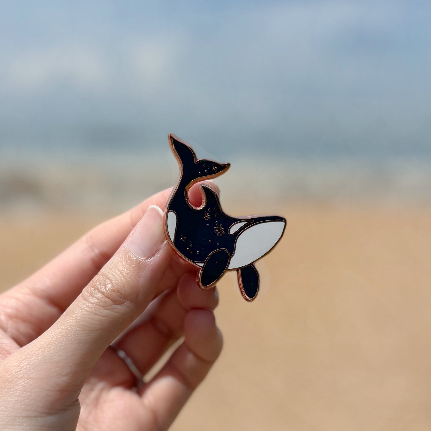 Oceana Enamel Pin | Orca