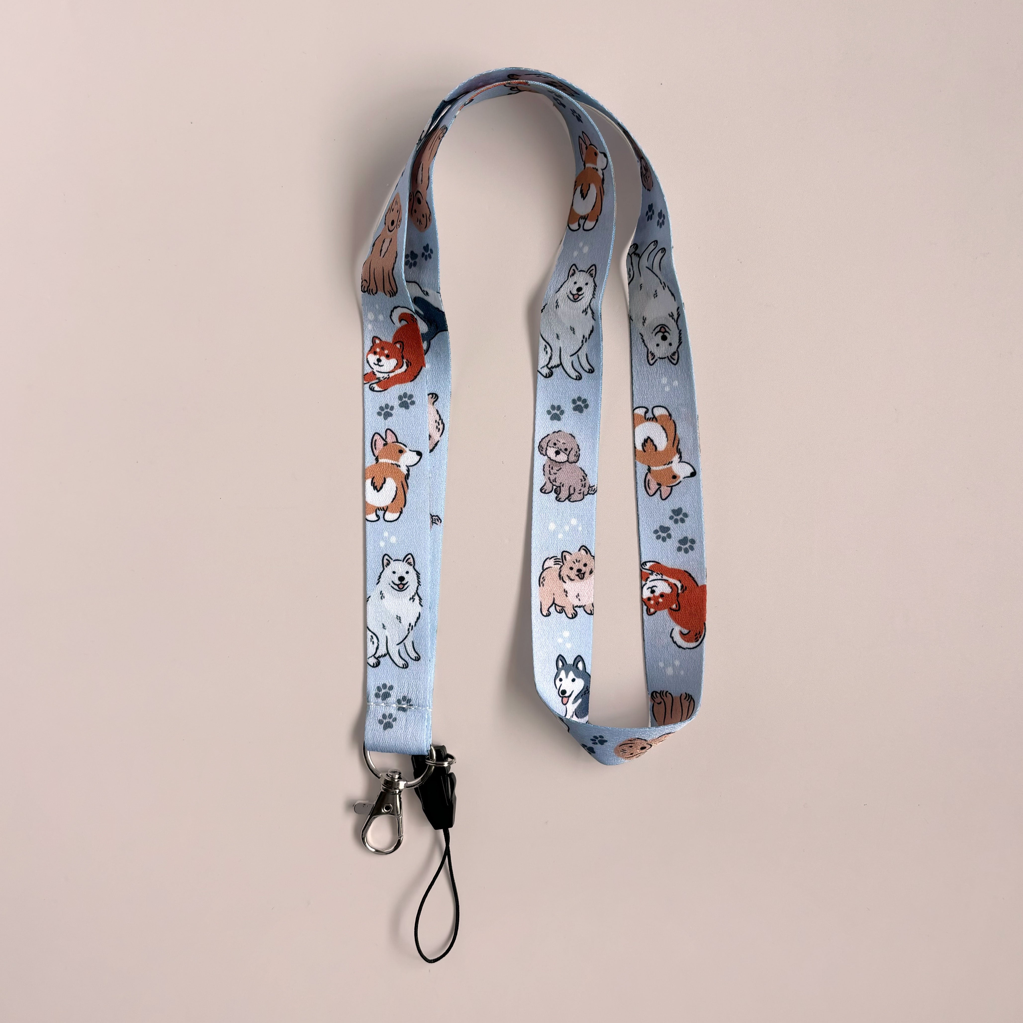 Puppy Love Lanyard (45cm) – Papercranes Design