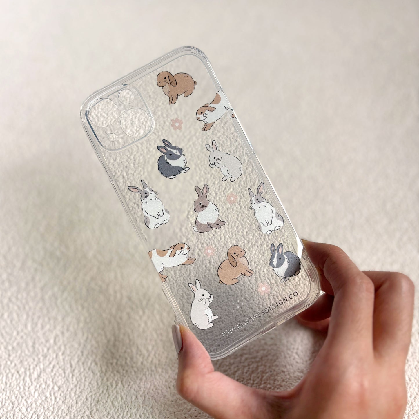 [PREORDER] Fluffy Bunny iPhone Case