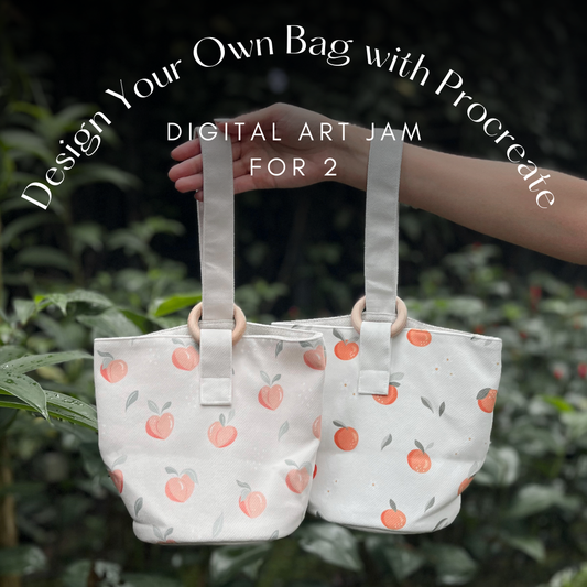 Design Your Own Bag with Procreate: Digital Art Jam for 2 (Valentine's Special)