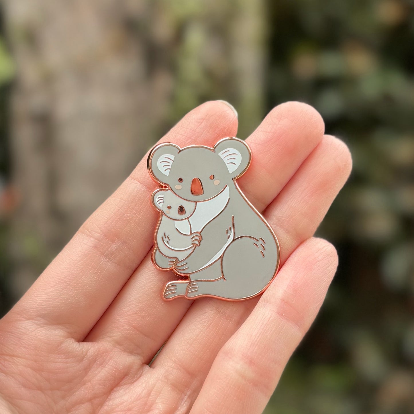 Quirky Critters Enamel Pin | Mama Koala & Joey