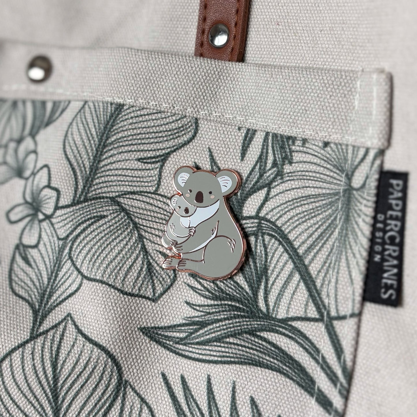 Quirky Critters Enamel Pin | Mama Koala & Joey