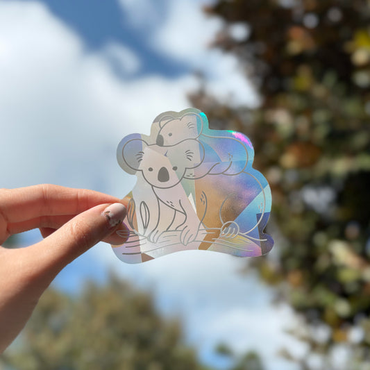 Koala Suncatcher | Rainbow Window Decal