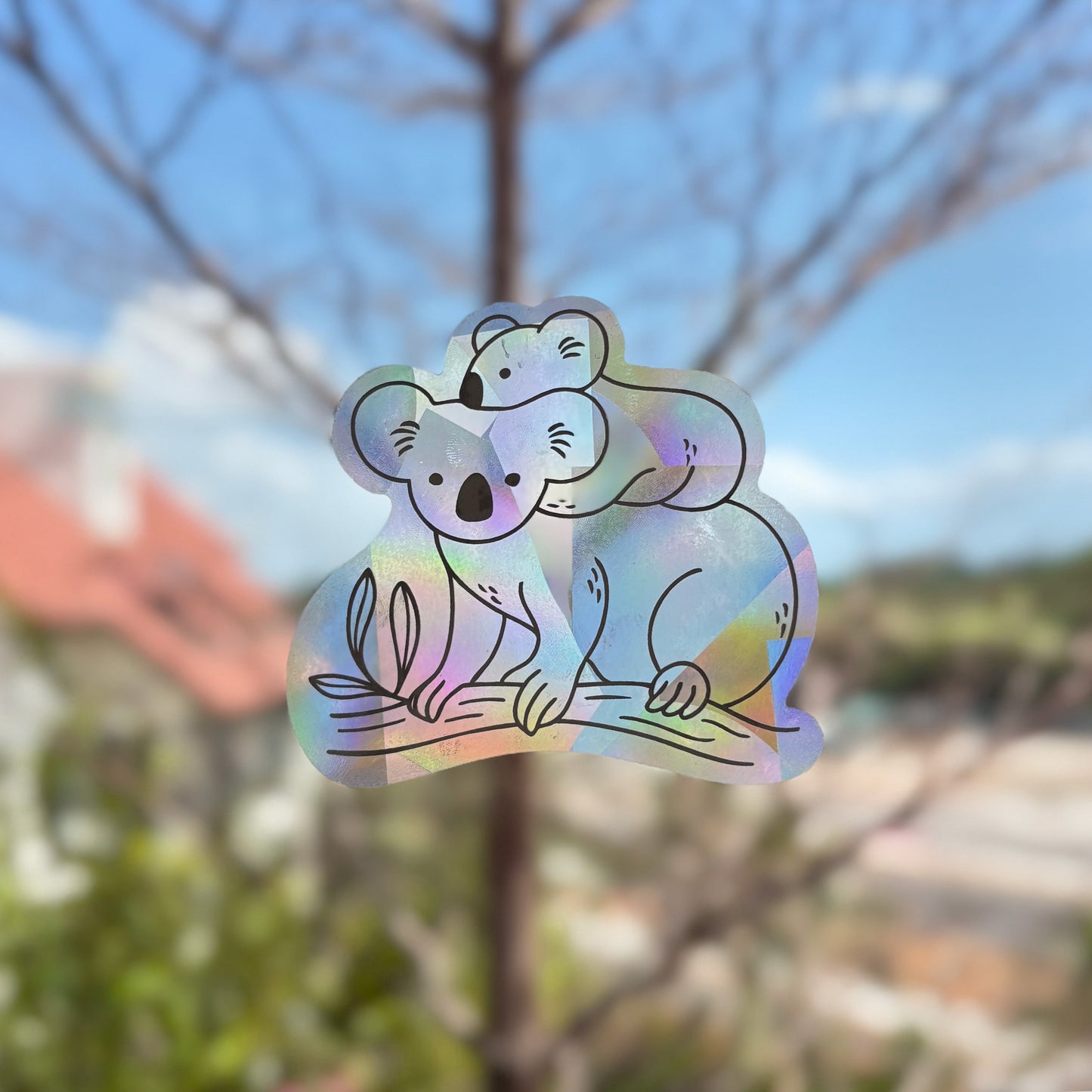 Koala Suncatcher | Rainbow Window Decal