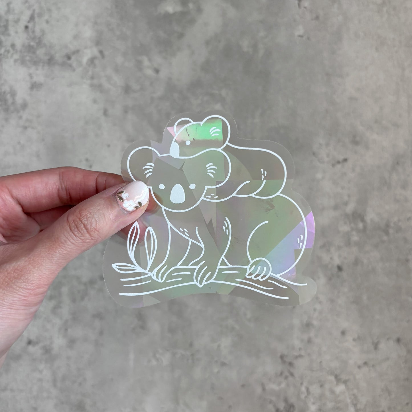 Koala Suncatcher | Rainbow Window Decal