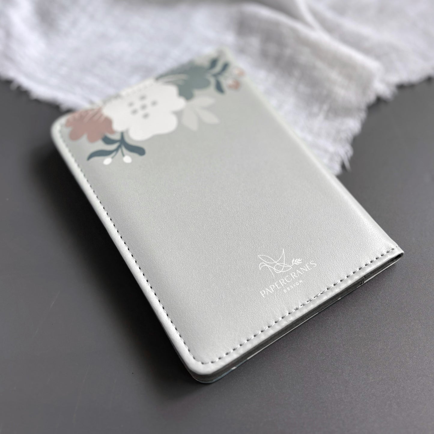 Winter Petals Passport Cover